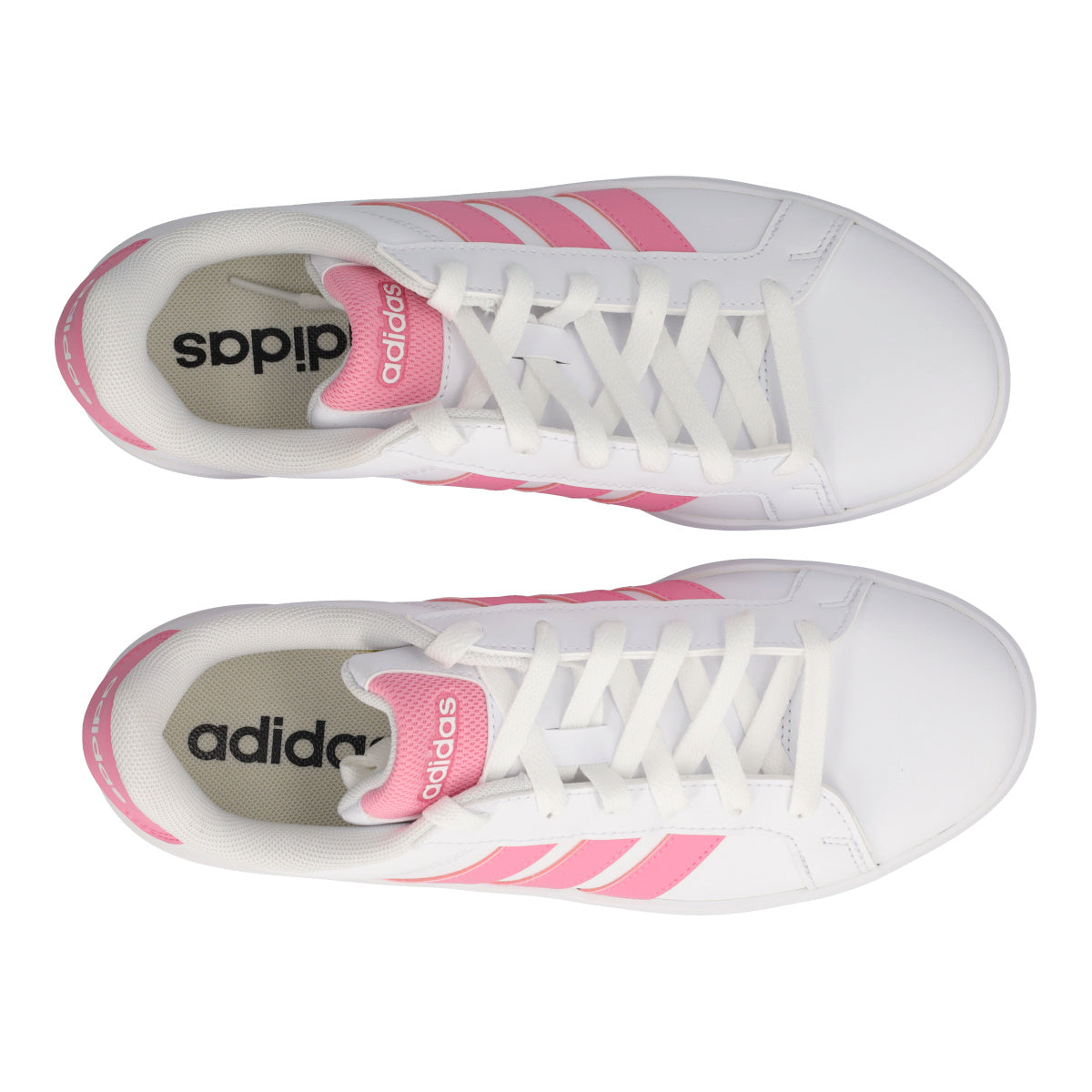 GRAND COURT 3.0 J Sneakers Junior Bianche e Rosa