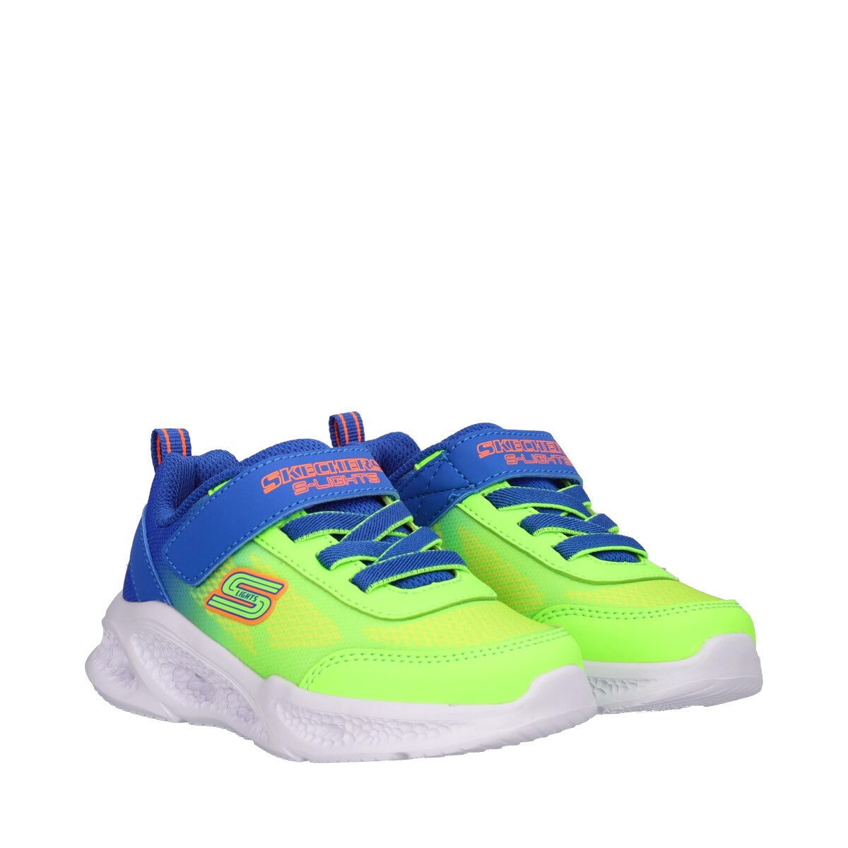 METEOR LIGHTS Sneakers Bambino Verde Fluo e Blu con Luci
