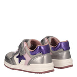 RISHON Sneakers Bambina Argento e Rosa