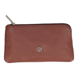 Portachiavi Unisex Marrone in Pelle