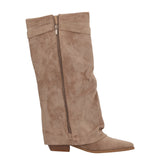 Stivali Texani Donna Beige