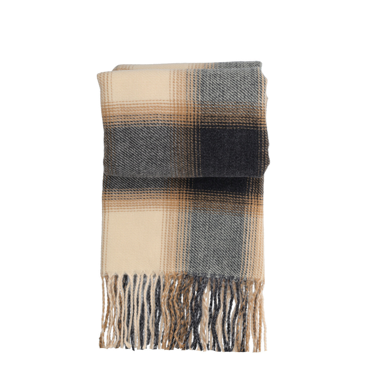Sciarpa Uomo Beige e Nera