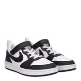 JR COURT BOROUGH LOW RECRAFT P Sneakers Bambini Bianche e Nere