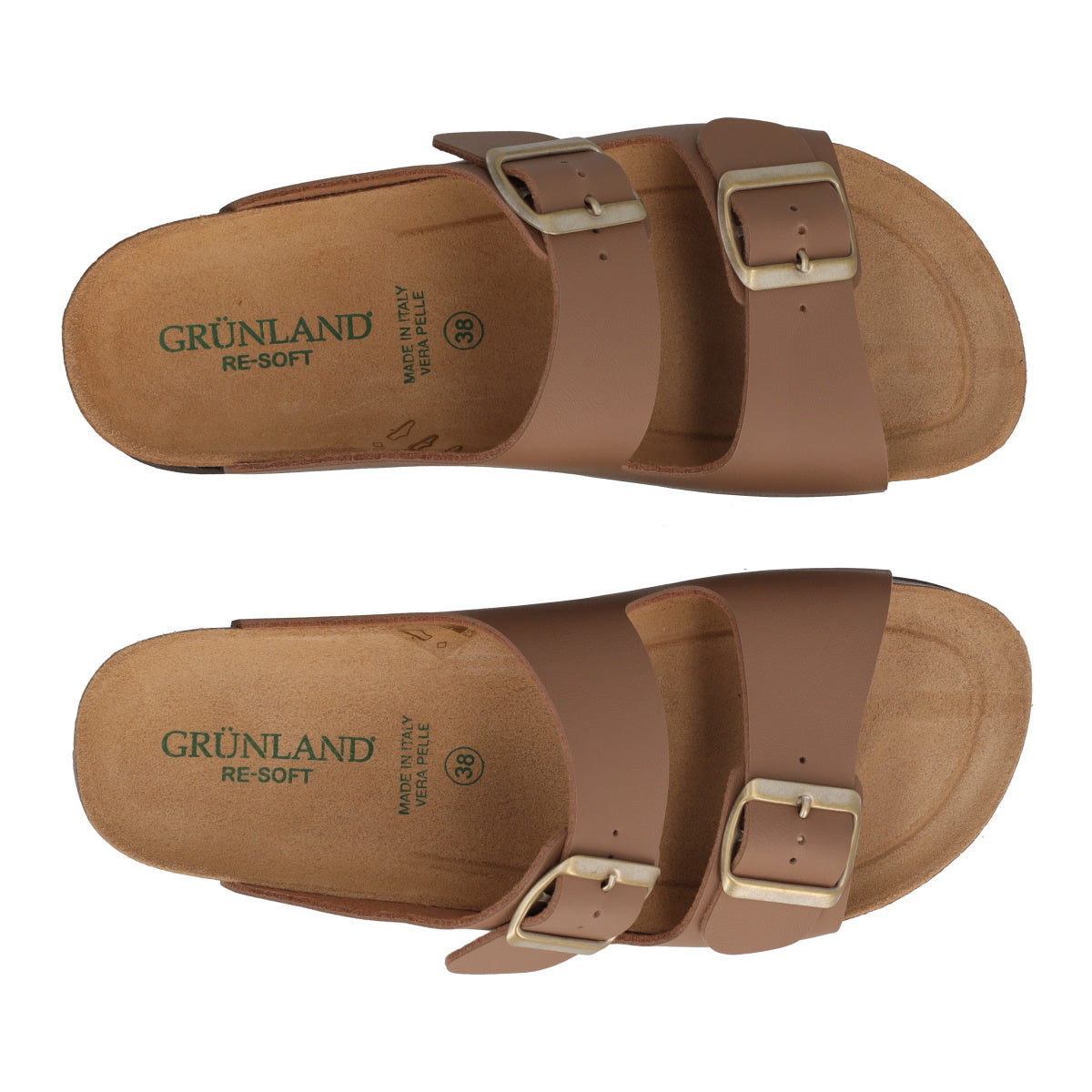HOLA Ciabatte Comfort Donna Marrone