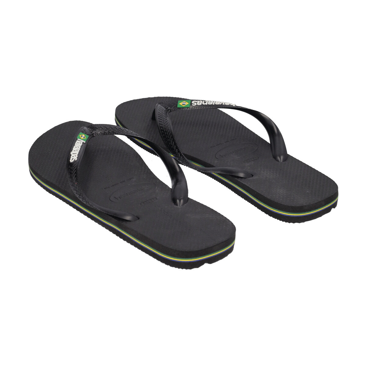 BRASIL LOGO Infradito Uomo Nere