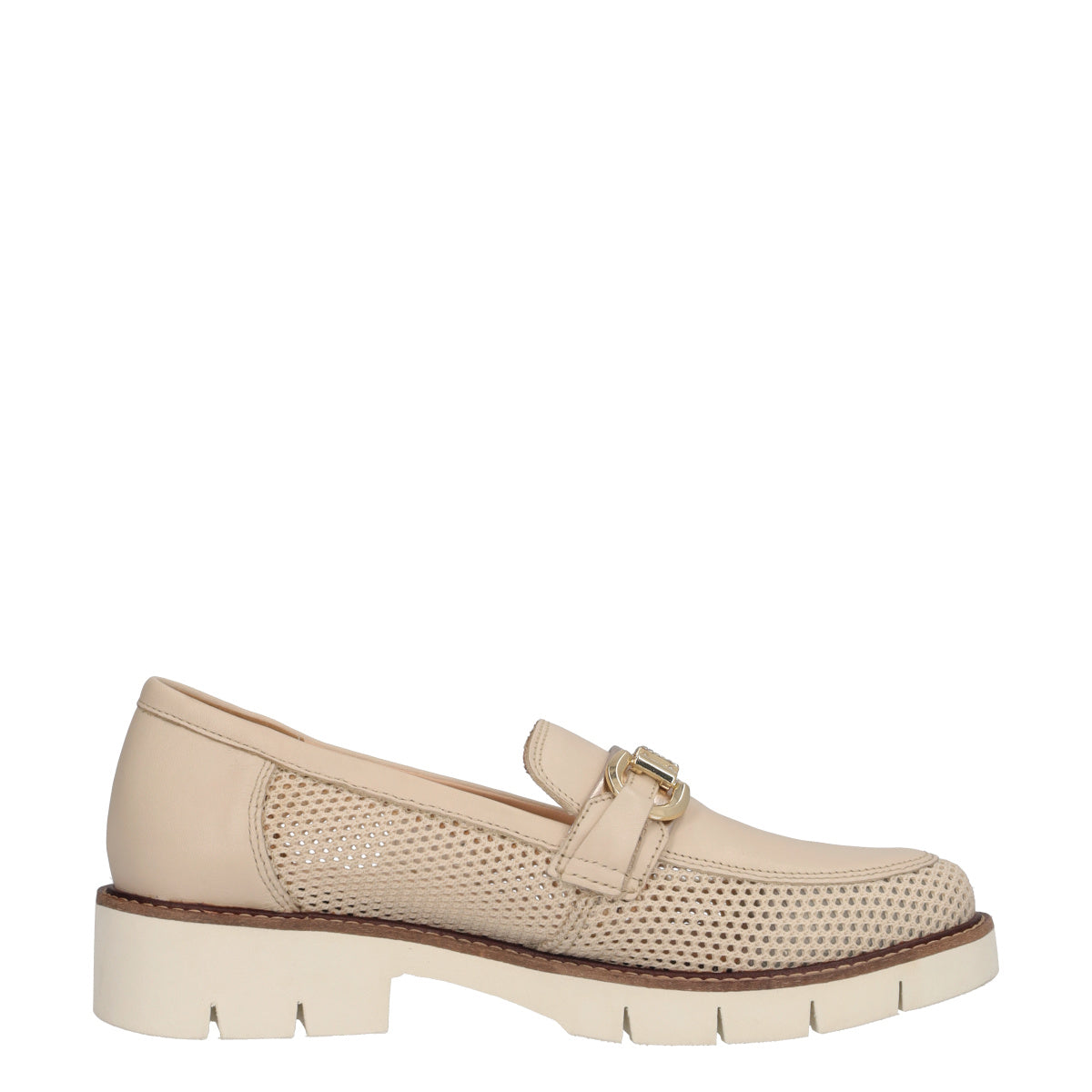 Mocassini Donna Crema