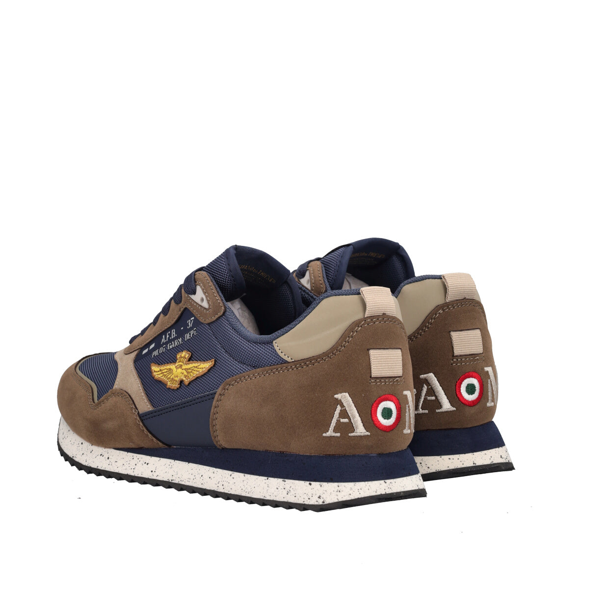 Sneakers Uomo Blu e Marroni