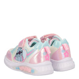 Sneakers Bambina Stitch con Luci Rosa