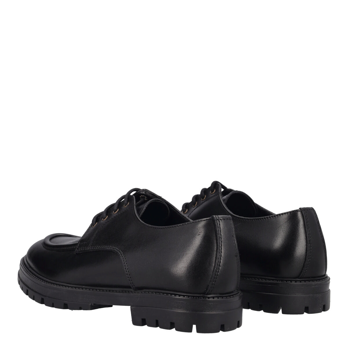Scarpe eleganti e Cerimonia Uomo Nere in Pelle