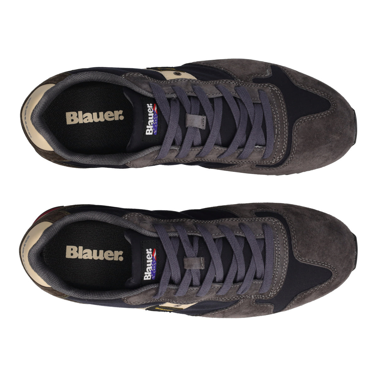 F6 QUEENS 01 WAX Sneakers Grigie e Blu