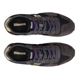 F6 QUEENS 01 WAX Sneakers Grigie e Blu
