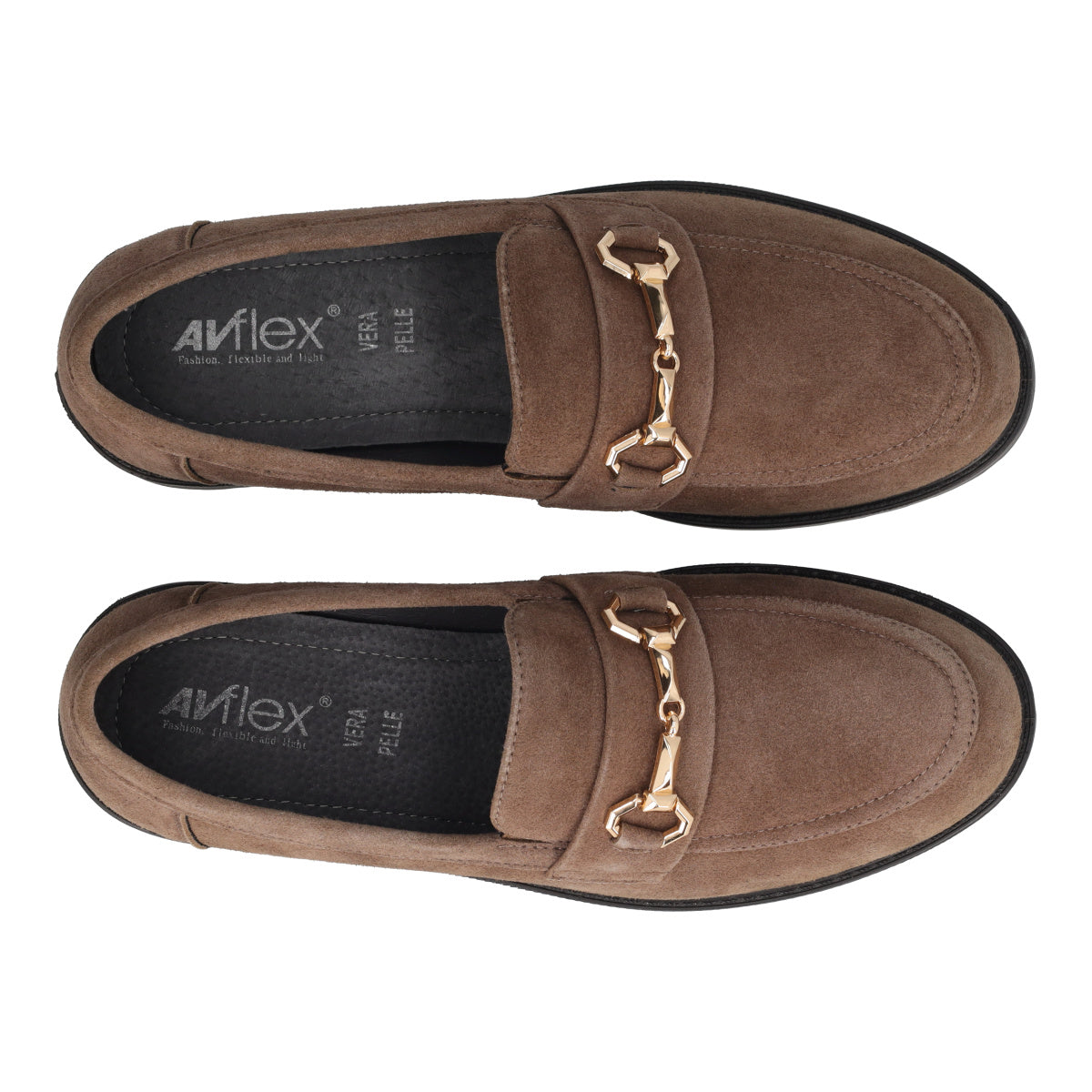 Mocassini Donna Taupe