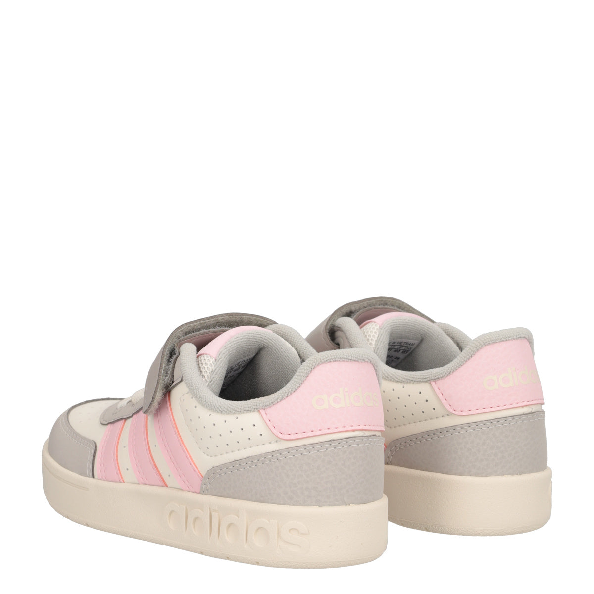 BREAKBASE C Sneakers Bambina Bianche, Grigie e Rosa