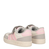 BREAKBASE C Sneakers Bambina Bianche, Grigie e Rosa
