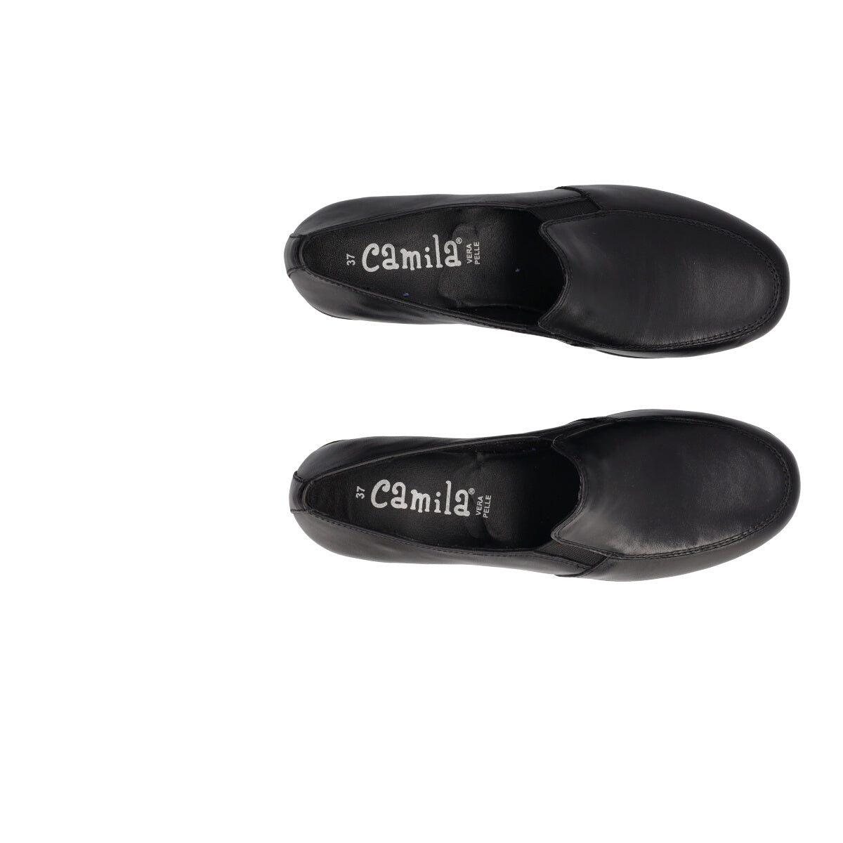 MOVE Mocassini Comfort Donna Neri in Pelle