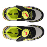 VELOCIRAPTOR Sneakers Bambino Gialle, Grigie e Nere con Luci