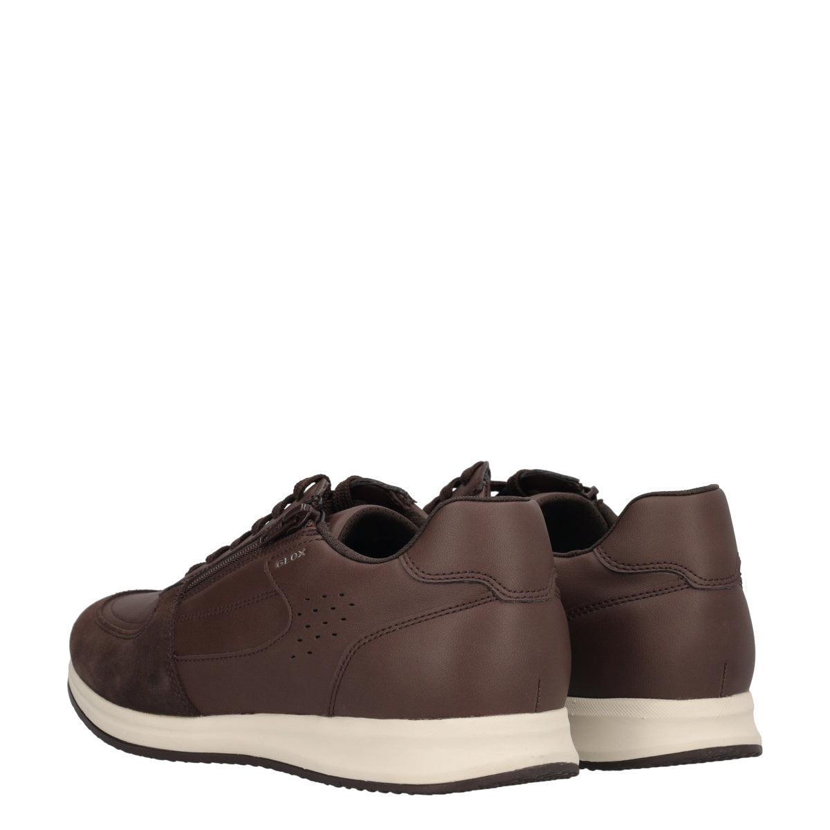 AVERY Sneaker uomo con zip e inserti scamosciati