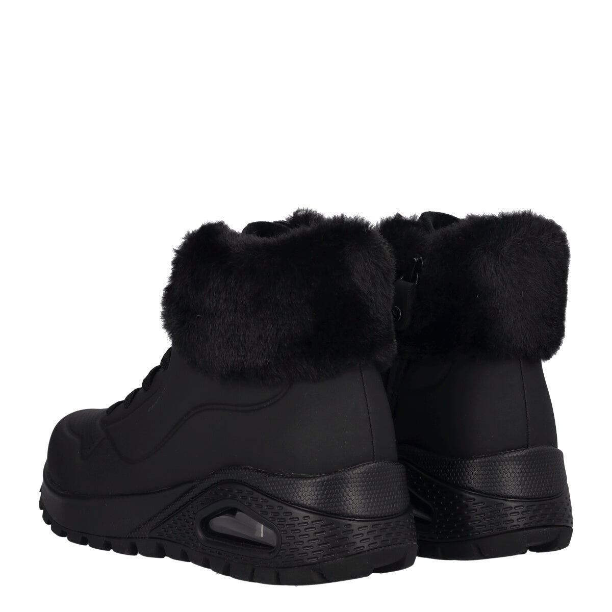 UNO RUGGED FALL AIR Polacchini Donna Neri