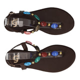 Sandali Infradito Marrone