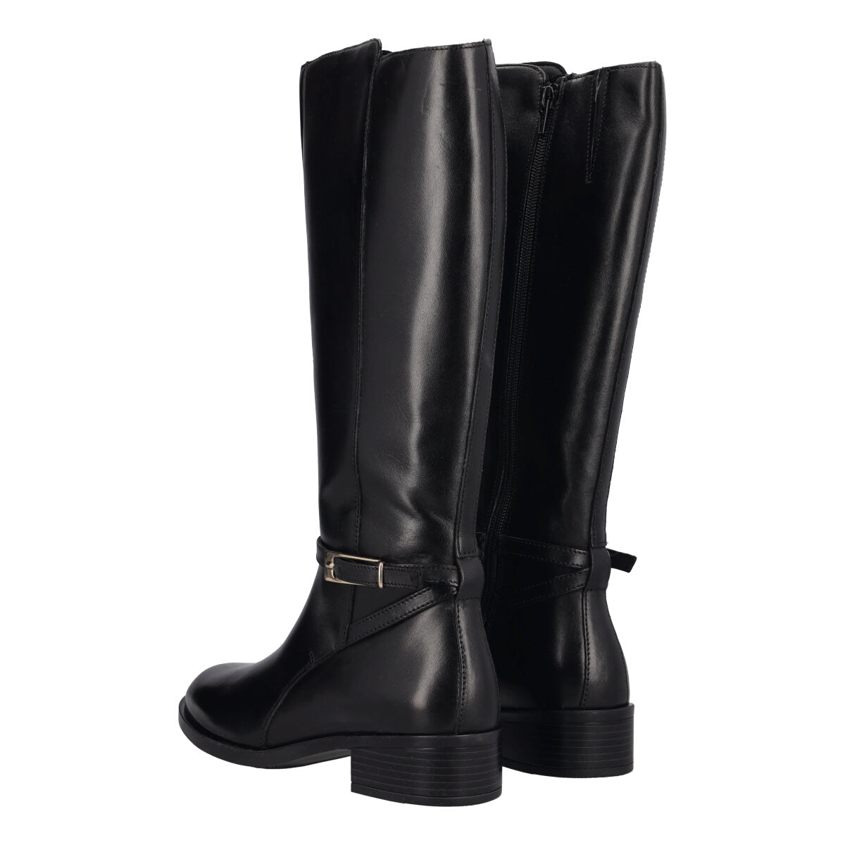VIOLA Stivali Donna Neri in Pelle