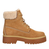 Polacchi Donna Beige in pelle