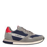 Sneakers Uomo Grigie, Nere e Rosse