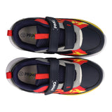 B&G INFINITY LIGHT Sneakers Bambino Nere e Rosse con Luci