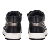 Sneakers Alte Bambina Nere, Argento e Animalier