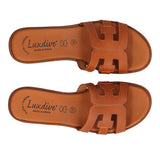 Ciabatte Donna Color Cuoio