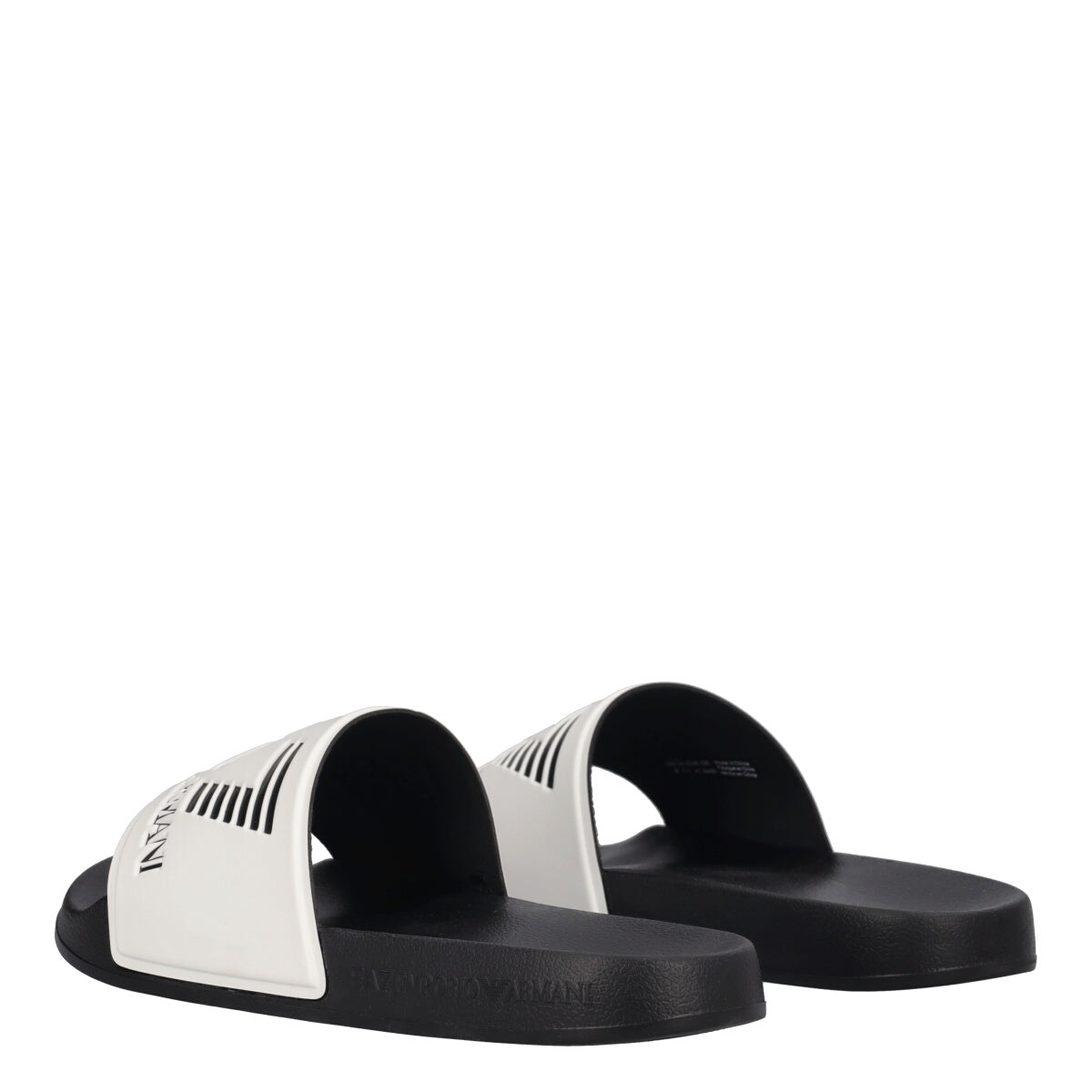 AF15118.MZ096 Ciabatte Mare Uomo Bianche e Nere