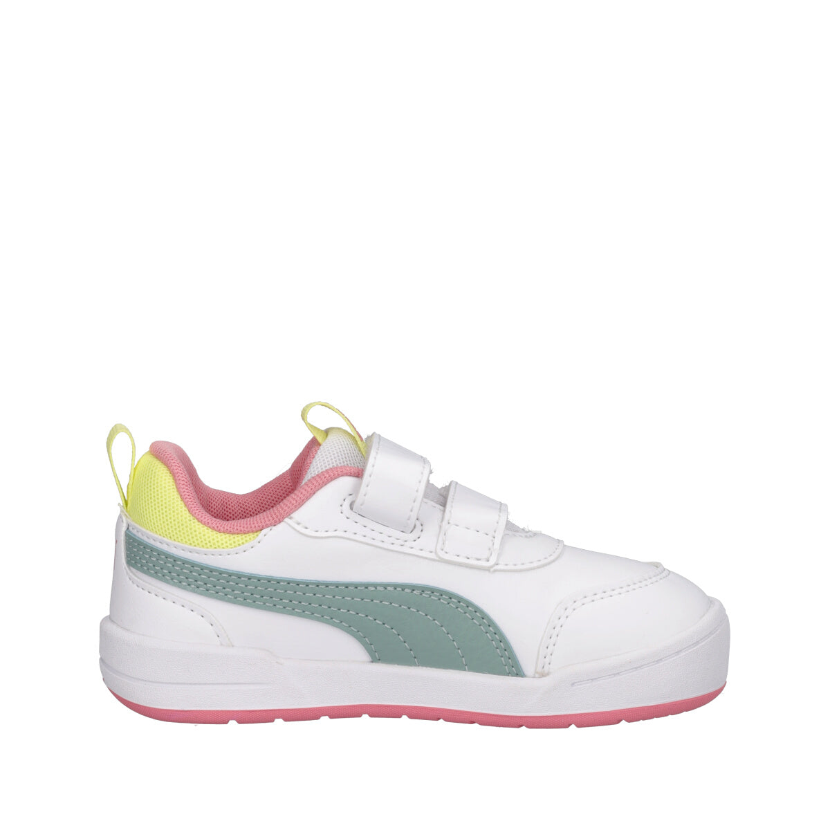 MULTIFLEX 2 COLOR V INF Sneakers Bambina Bianche, Rosa, Verdi e Gialle