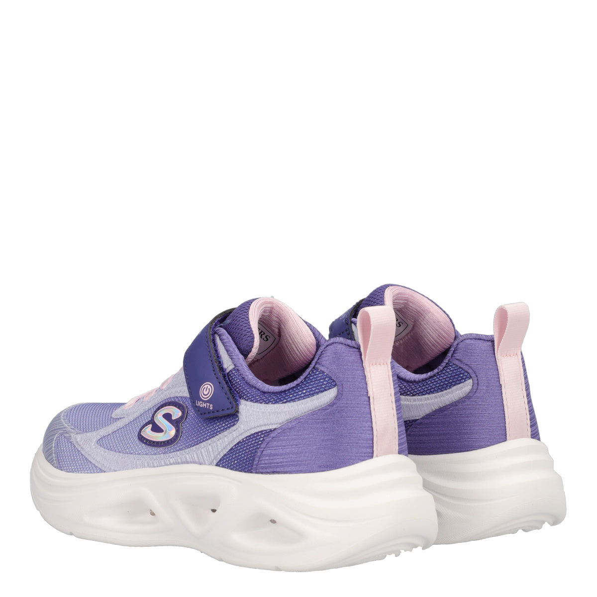 S LIGHTS Sneakers Bambina Lilla con Luci