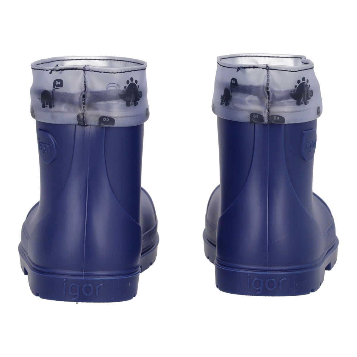 Stivaletti da Pioggia Bambino Blu con Dinosauro