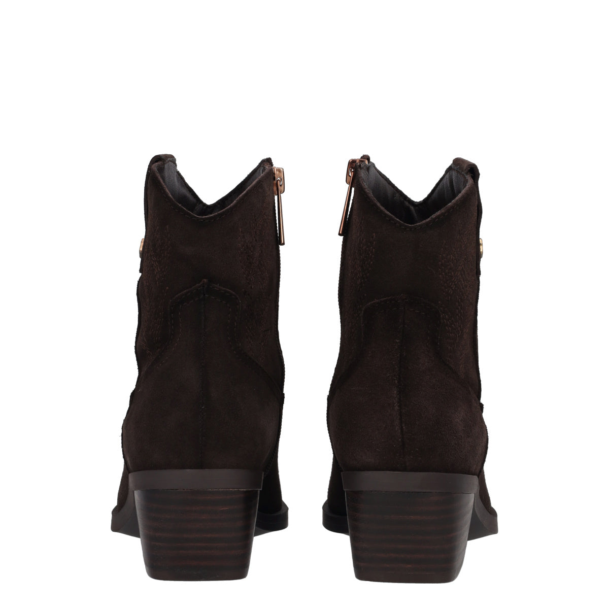 Stivaletti Texani Donna Marroni