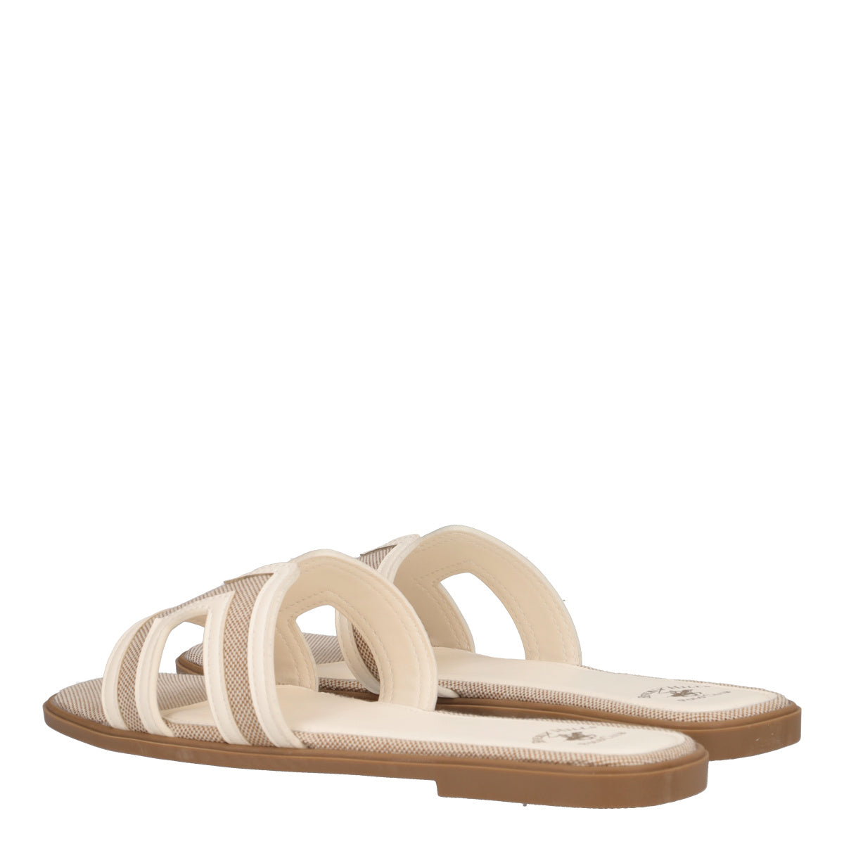 MINA CVS Ciabatte Donna Beige e Bianche