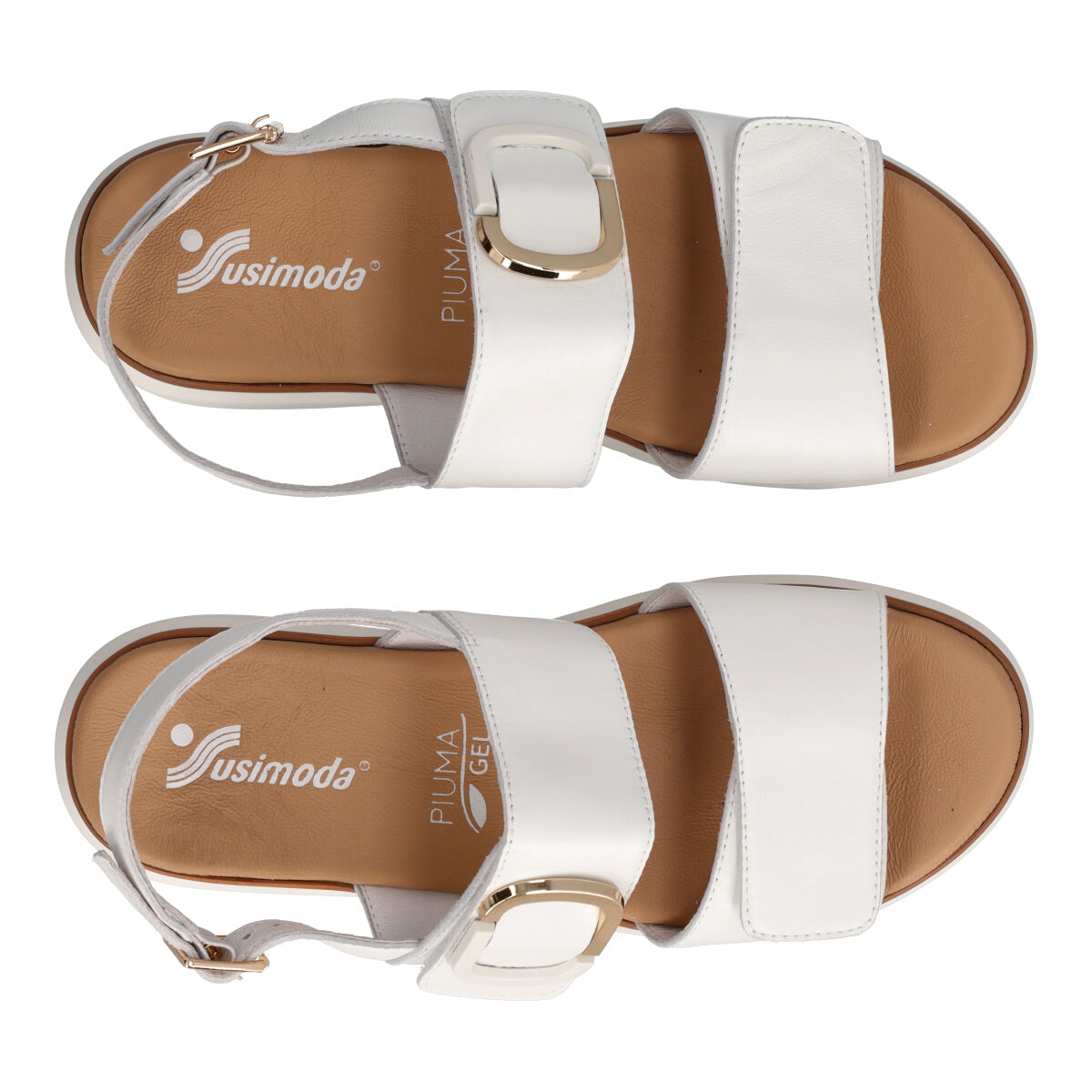 Sandali Donna Bianchi in Pelle