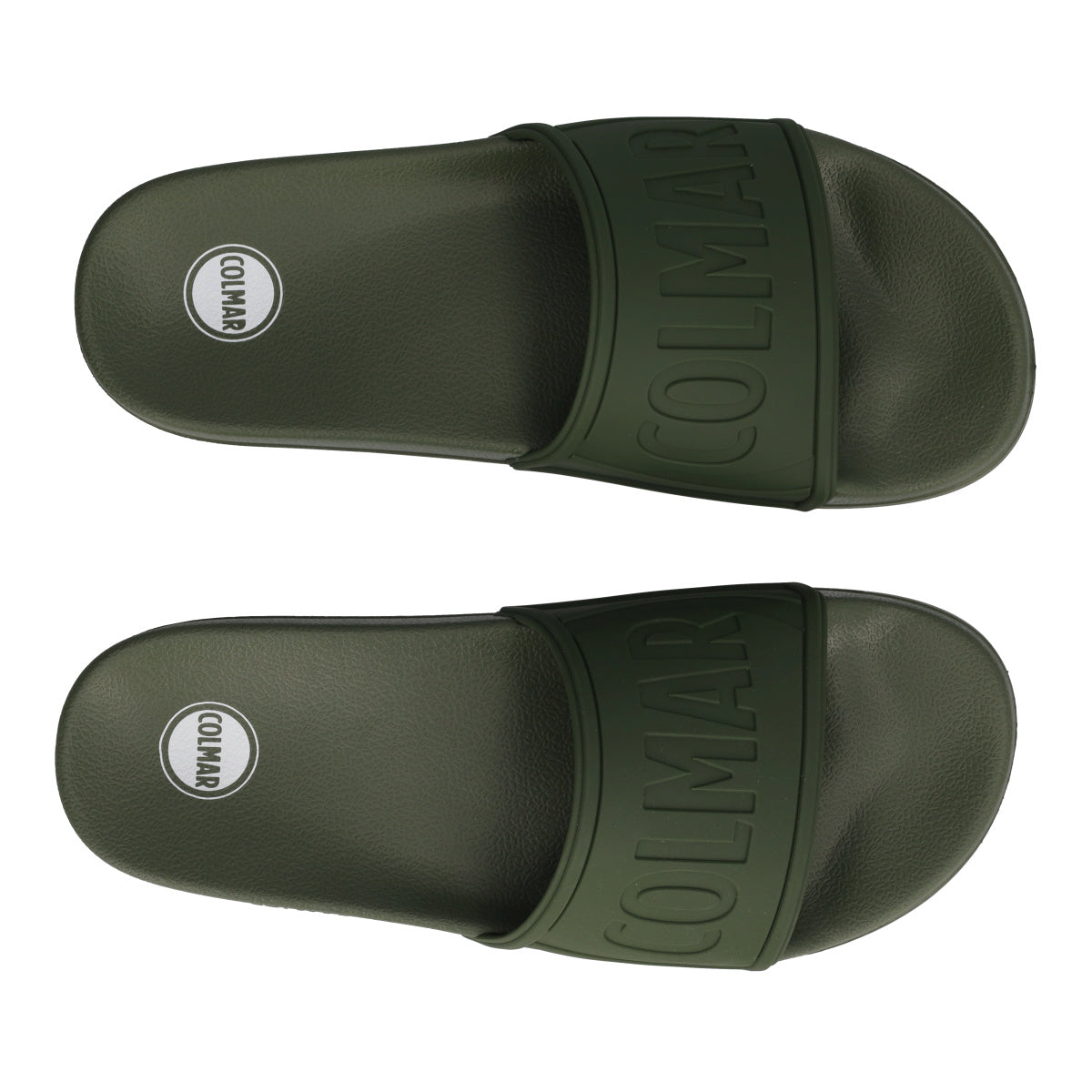 SLIPPER LOGO Ciabatte Mare Uomo Verdi