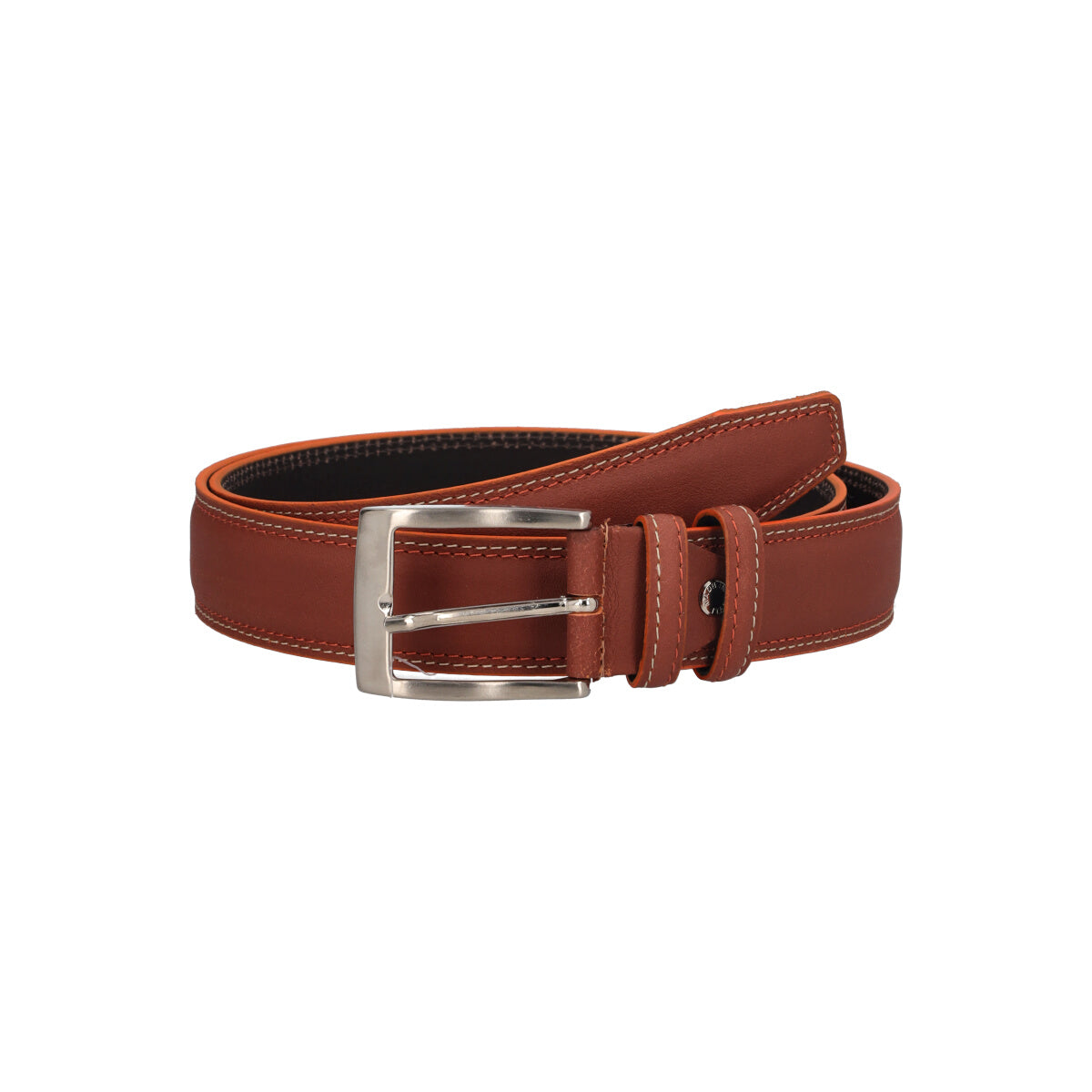 Cintura Uomo Cuoio Ruggine