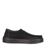 REV TUMBLED LEATHER Mocassini Uomo Neri