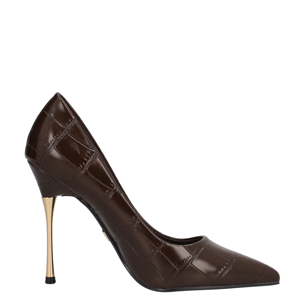 Décolleté Donna Marrone - Tacco 10 cm