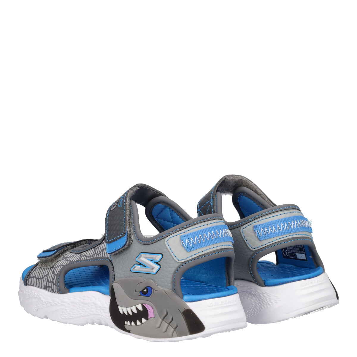 CREATURE SPLASH Sandali Bambino Grigi e Azzurri con Squali