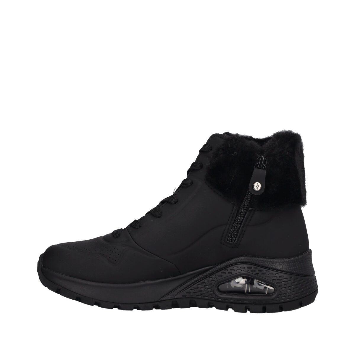 UNO RUGGED FALL AIR Polacchini Donna Neri