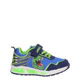 Sneakers Bambino Dinosaur Blu con Luci