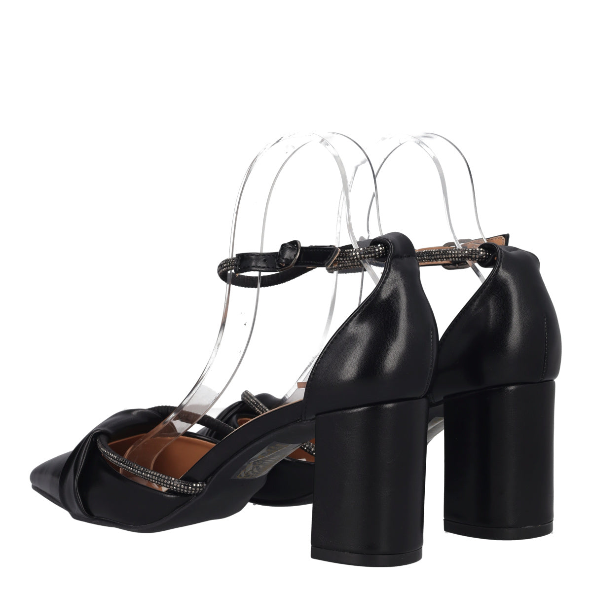 Sandali con Tacco Donna Neri