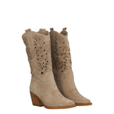 Stivali Texani Donna Camel