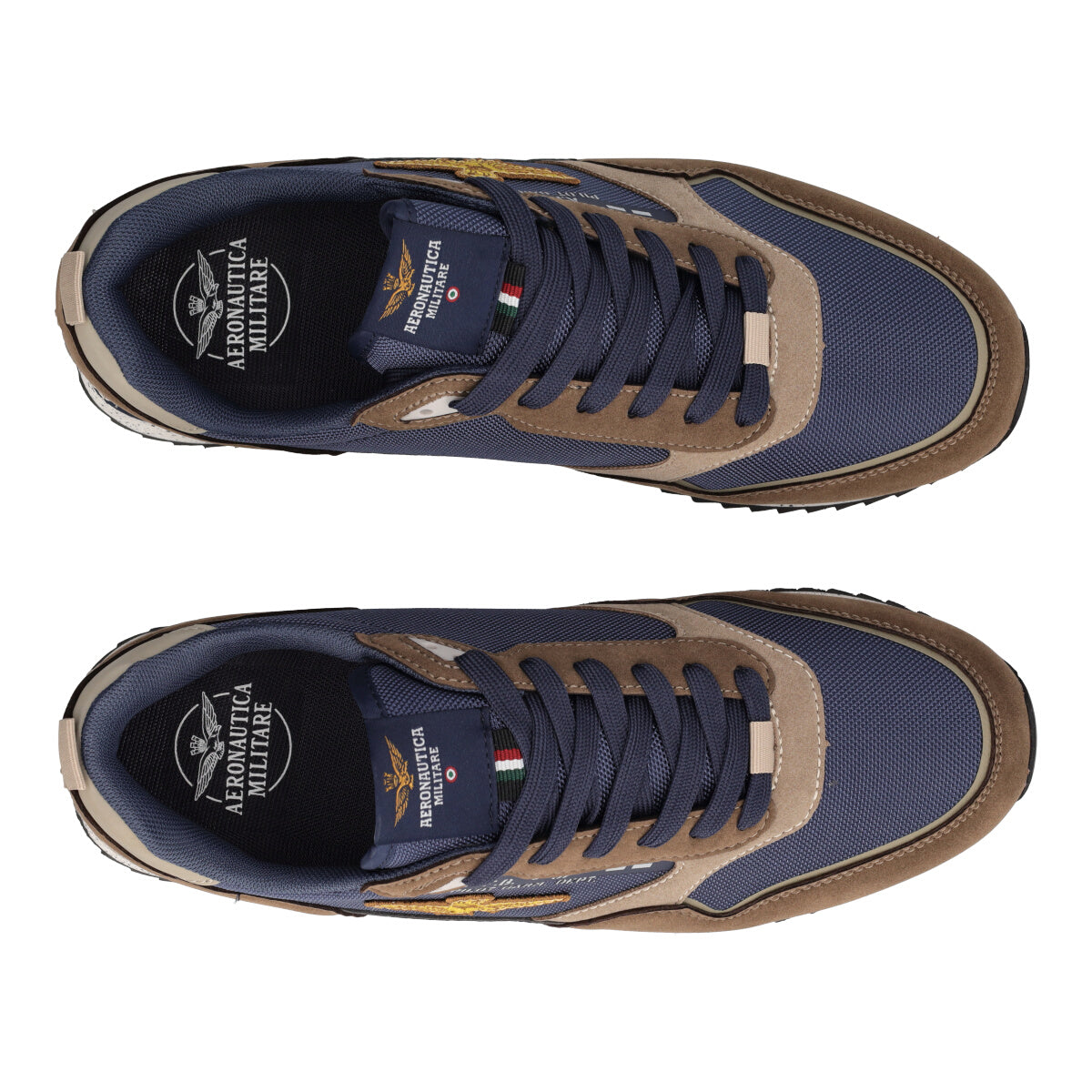 Sneakers Uomo Blu e Marroni