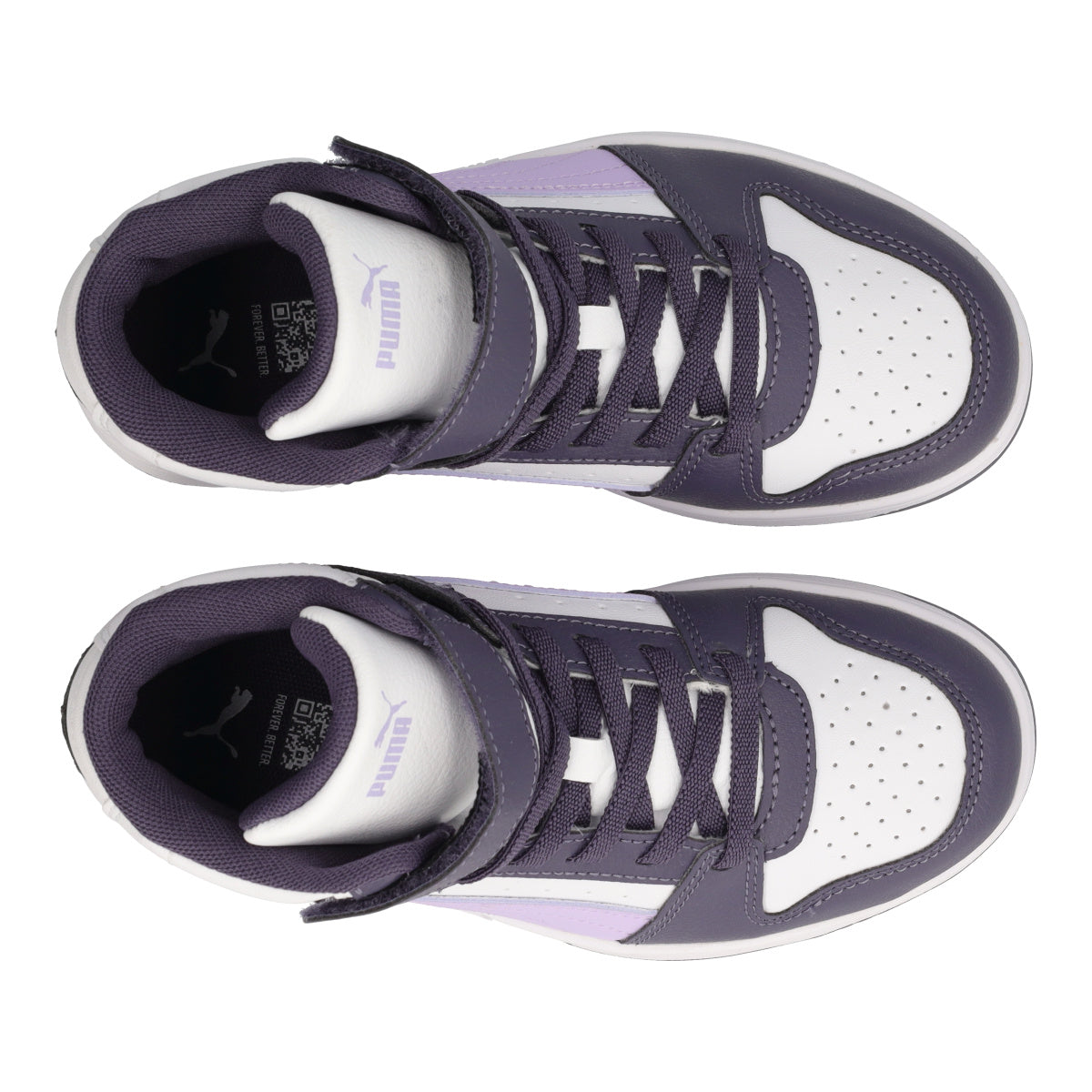REBOUND SLAM MID AC PS Sneakers bambina Viola e Bianche