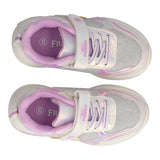 Sneakers Bambina Argento Frozen con Luci