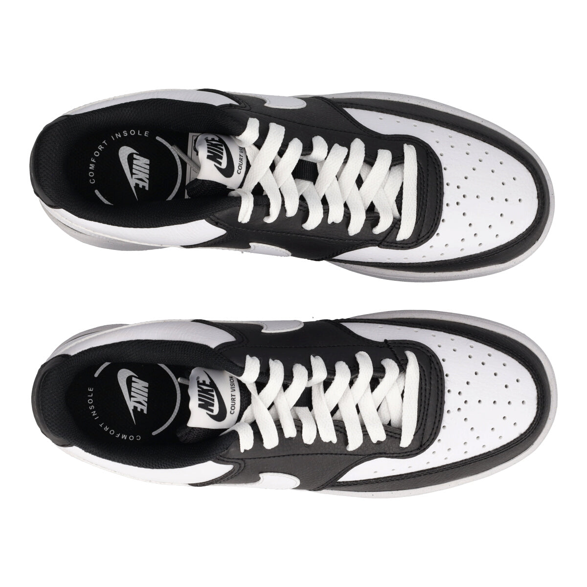 COURT VISION LOW Sneakers Bianche e Nere