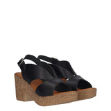 Sandali con Tacco Donna Neri
